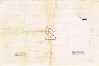 Pas-de-Calais, Department of 2 Francs, 1914 reverse