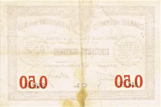 Pas-de-Calais, Department of 50 Centimes, 1914 reverse