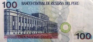Peru 100 Nuevos Soles, 2001-2006 reverse