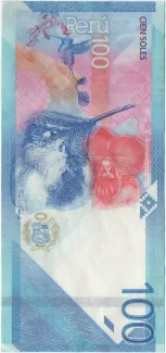 Peru 100 Soles, 2019-2021 reverse