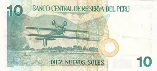 Peru 10 Nuevos Soles, 2001 reverse