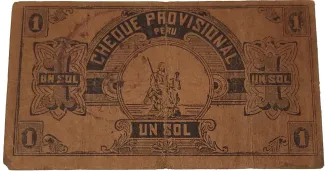 Peru 1 Sol, 1921 reverse