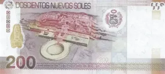 Peru 200 Nuevos Soles, 2009 reverse