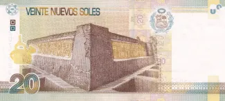 Peru 20 Nuevos Soles, 2009-2013 reverse