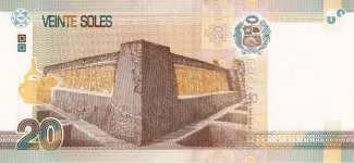 Peru 20 Soles, 2016-2018 reverse