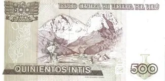 Peru 500 Intis, 1986 reverse