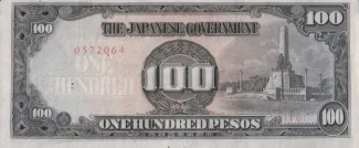 Philippine notgeld 100 Pesos, 1944 obverse