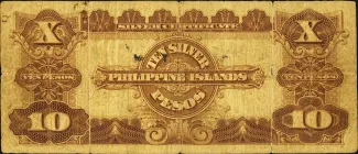 Philippine notgeld 10 Pesos, 1903 reverse