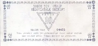 Philippine notgeld 10 Pesos, 1944 obverse