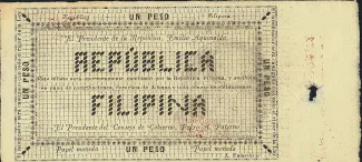Philippine notgeld 1 Peso, 1899 reverse