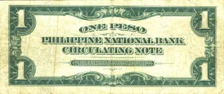 Philippine notgeld 1 Peso, 1921 reverse