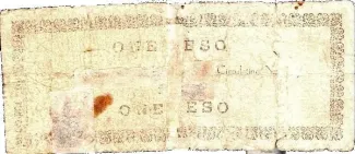 Philippine notgeld 1 Pesos, 1941-1942 reverse