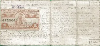 Philippine notgeld 1 Pesos, 1942 obverse