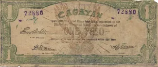 Philippine notgeld 1 Pesos, 1942 obverse