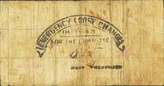Philippine notgeld 1 Pesos, 1943 reverse