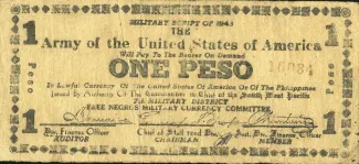 Philippine notgeld 1 Peso, 1943 image