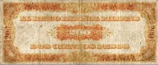 Philippine notgeld 200 Pesos, 1908 reverse