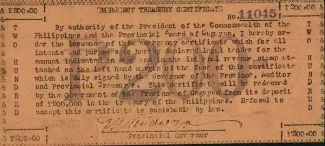 Philippine notgeld 200 Pesos, 1942 reverse