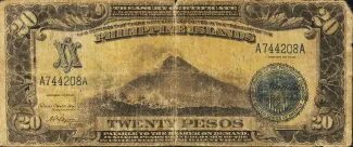 Philippine notgeld 20 Pesos, 1918 obverse