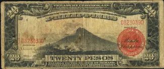 Philippine notgeld 20 Pesos, 1936-1941 obverse
