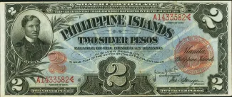 Philippine notgeld 2 Pesos, 1906 obverse