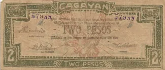 Philippine notgeld 2 Pesos, 1942 obverse
