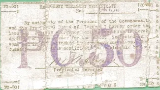 Philippine notgeld 50 Centavos, 1942 reverse
