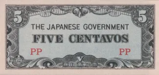Philippine notgeld 5 Centavos, 1942 obverse