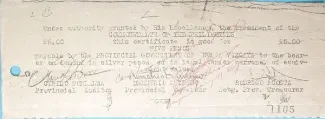 Philippine notgeld 5 Pesos, 1942 obverse