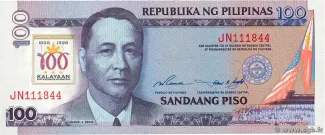 Philippines 100 Piso, 1998 P-188 obverse