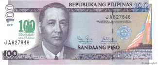 Philippines 100 Piso, 2011 P-212 obverse
