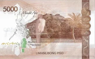 Philippines 5,000 Piso, 2021 reverse