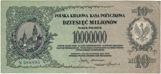 Poland 10.000.000 Marks, 1923 obverse