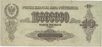 Poland 10.000.000 Marks, 1923 reverse