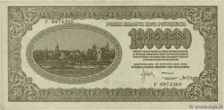 Poland 1.000.000 Marks, 1923 obverse