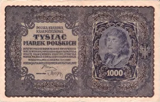 Poland 1.000 Marks, 1919 obverse