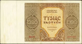 Poland 1.000 Zlotys, 1946 image