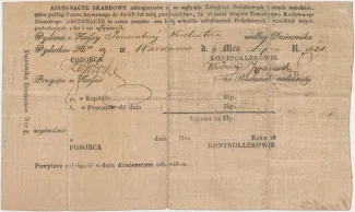 Poland 100 Zlotys 1831, 1831 reverse