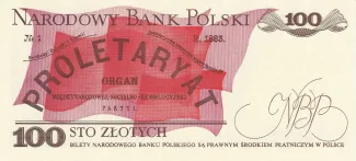Poland 100 Zlotys, 1975-1988 reverse