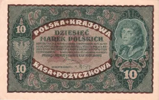 Poland 10 Marks, 1919 obverse