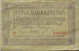 Poland 1 Mark, 1919 obverse