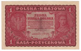 Poland 1 Mark, 1919 obverse