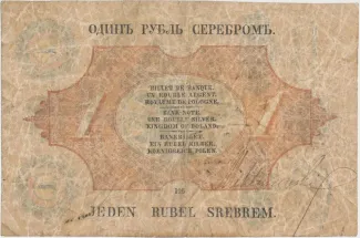 Poland 1 Silver, 1864 reverse