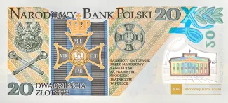 Poland 20 Zlotys, 2014 P-187 reverse