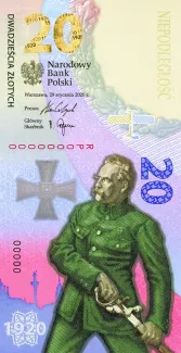 Poland 20 Zlotys, 2020 obverse