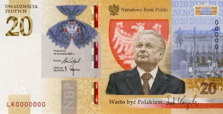 Poland 20 Zlotys, 2021 obverse