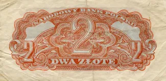 Poland 2 Zlotys, 1944 reverse