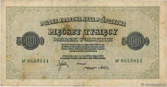 Poland 500.000 Marks, 1923 obverse