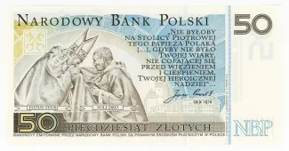 Poland 50 Zlotys, 2006 P-178 reverse
