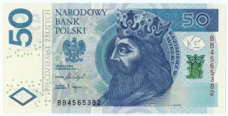 Poland 50 Zlotys, 2017 image